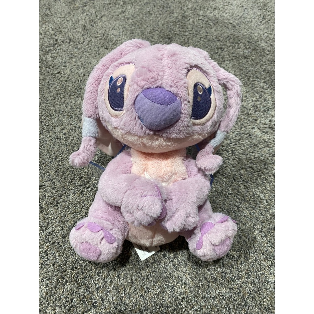 Disney Parks Angel Plush Lilo & Stitch Lavender Pink Heart Patch